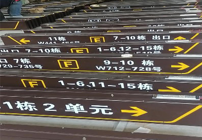 沙洋广告标识中，常见的几种安装方式。