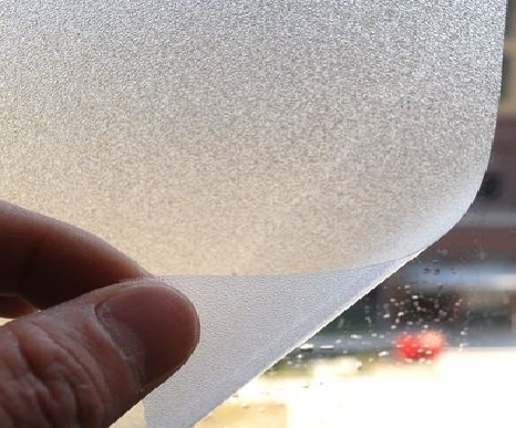 沙洋玻璃门外面粘广告用什么材料好？