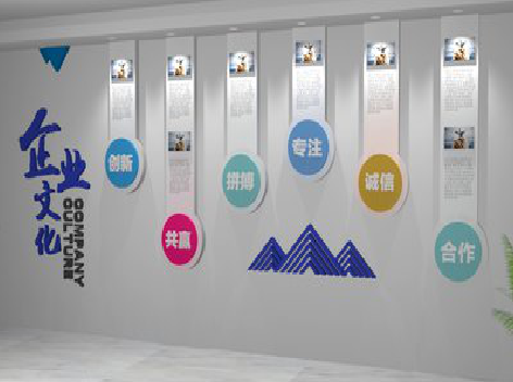 沙洋企业文化墙需要传递什么办公文化？