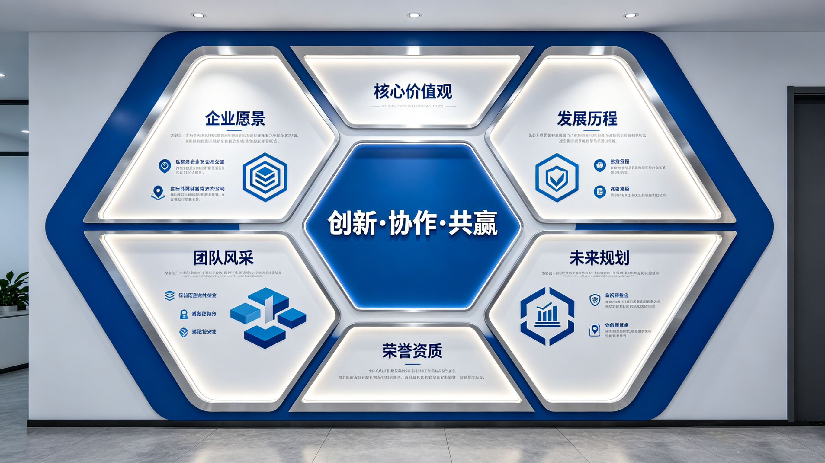 沙洋企业文化墙六边形避坑指南（新手常犯5个错误）